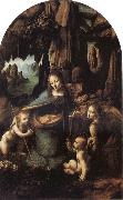 LEONARDO da Vinci Virgin of the Rocks oil painting reproduction
